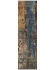 LOOMLAN Rugs Nayara Blue Washable Indoor-Outdoor Rug