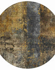 LOOMLAN Rugs Nayara Gray Washable Indoor-Outdoor Rug