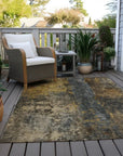 LOOMLAN Rugs Nayara Gray Washable Indoor-Outdoor Rug