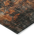 LOOMLAN Rugs Nazeera Orange Washable Indoor-Outdoor Rug