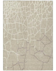 LOOMLAN Rugs Nazira Beige Washable Indoor-Outdoor Rug
