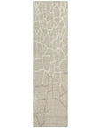 LOOMLAN Rugs Nazira Beige Washable Indoor-Outdoor Rug