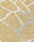 LOOMLAN Rugs Nazira Gold Washable Indoor-Outdoor Rug