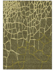 LOOMLAN Rugs Nazira Olive Washable Indoor-Outdoor Rug