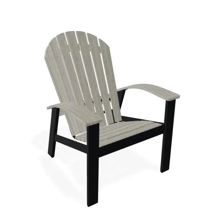 Newport Aluminum Framed Adirondack Chair - LOOMLAN - Telescope - Outdoor Accent Chairs