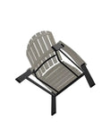 Newport Aluminum Framed Adirondack Chair - LOOMLAN - Telescope - Outdoor Accent Chairs