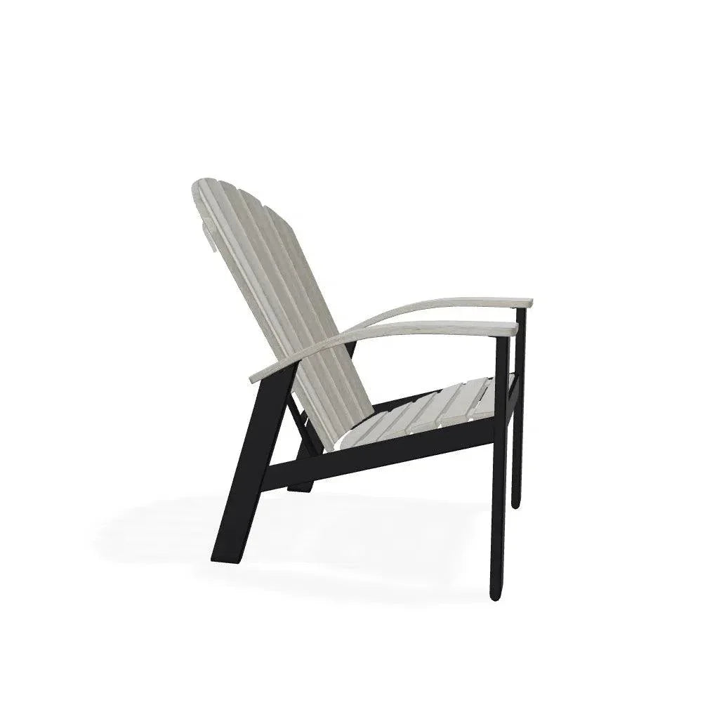 Newport Aluminum Framed Adirondack Chair - LOOMLAN - Telescope - Outdoor Accent Chairs