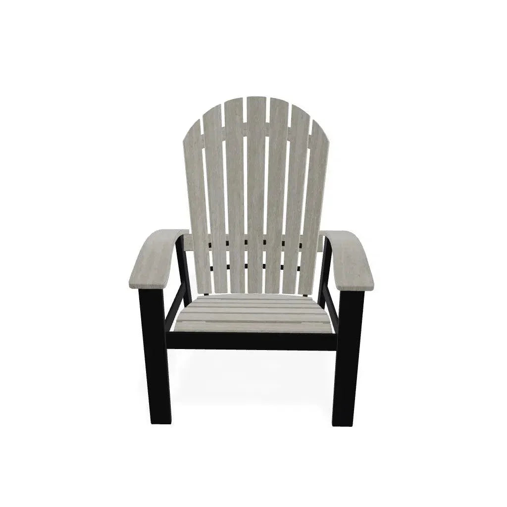 Newport Aluminum Framed Adirondack Chair - LOOMLAN - Telescope - Outdoor Accent Chairs