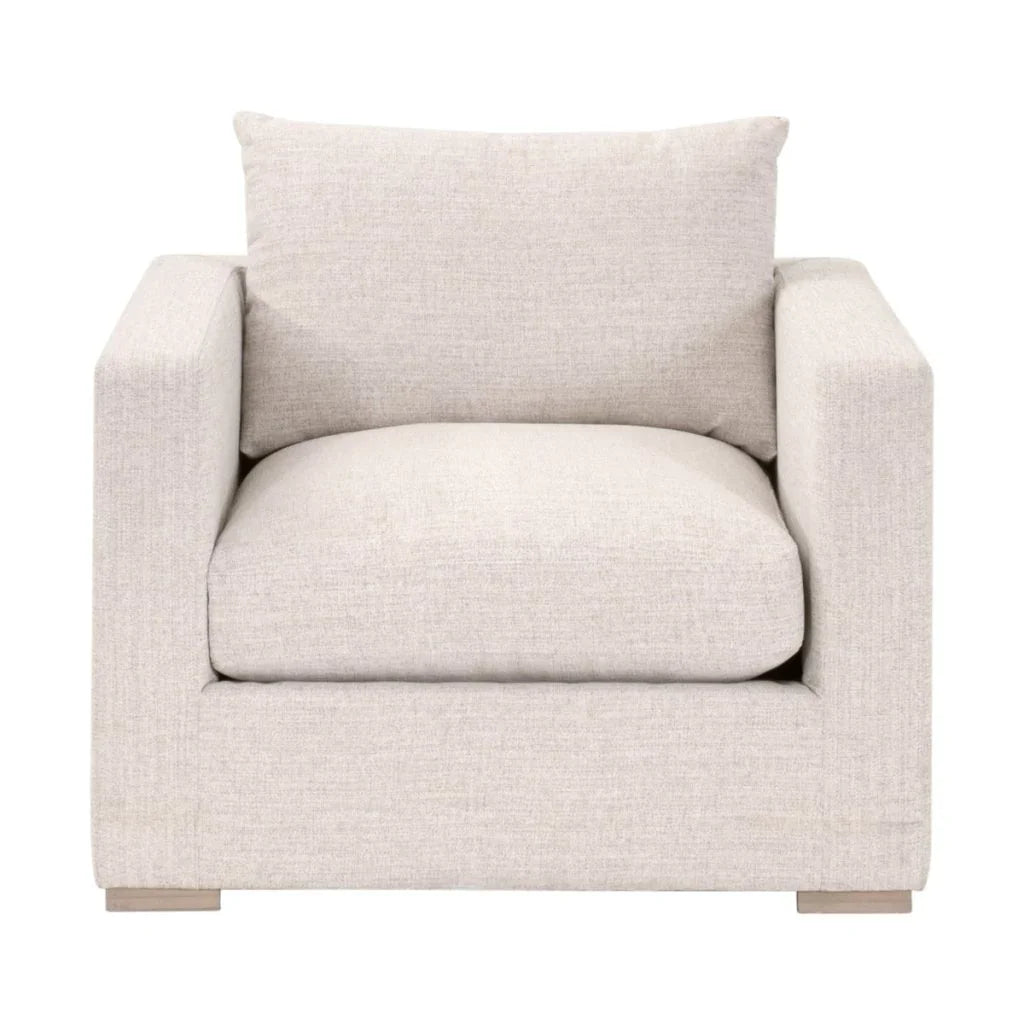 Newport Cream Outdoor Track Arm Sofa Chair - LOOMLAN - Essentials For Living - Outdoor Sofas & Loveseats