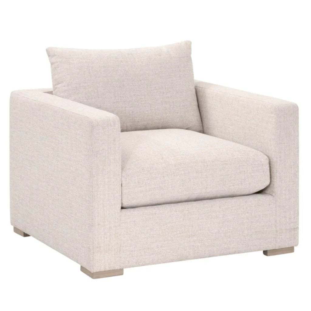 Newport Cream Outdoor Track Arm Sofa Chair - LOOMLAN - Essentials For Living - Outdoor Sofas & Loveseats