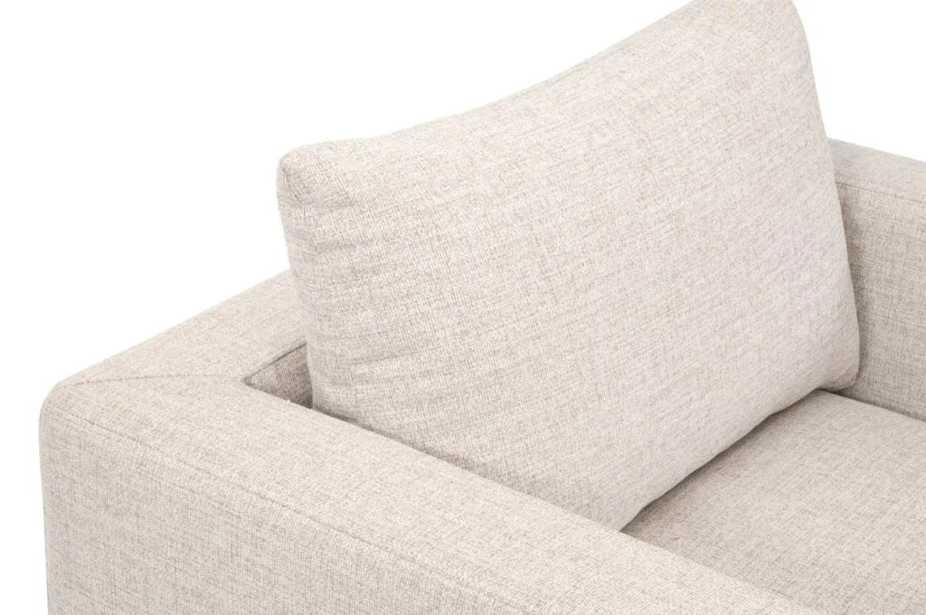 Newport Cream Outdoor Track Arm Sofa Chair - LOOMLAN - Essentials For Living - Outdoor Sofas &amp; Loveseats