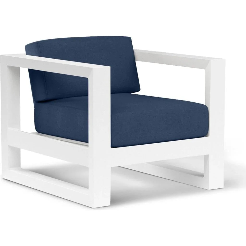 Newport Sunbrella Outdoor Club Chair - LOOMLAN - Sunset West - Outdoor Accent Chairs