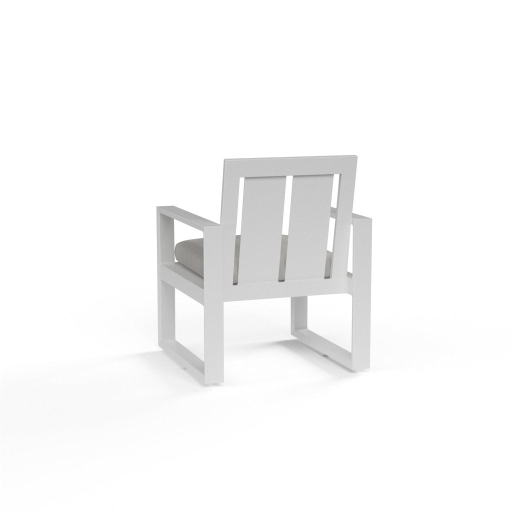 Newport Sunbrella Outdoor Dining Armchair 2PC - LOOMLAN - Sunset West - Outdoor Dining Chairs