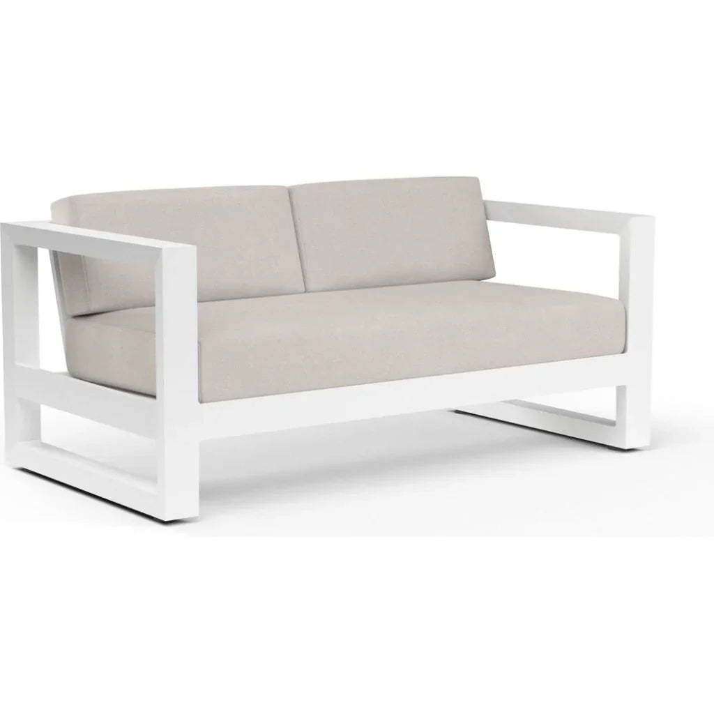 Newport Sunbrella Outdoor Loveseat - LOOMLAN - Sunset West - Outdoor Sofas &amp; Loveseats