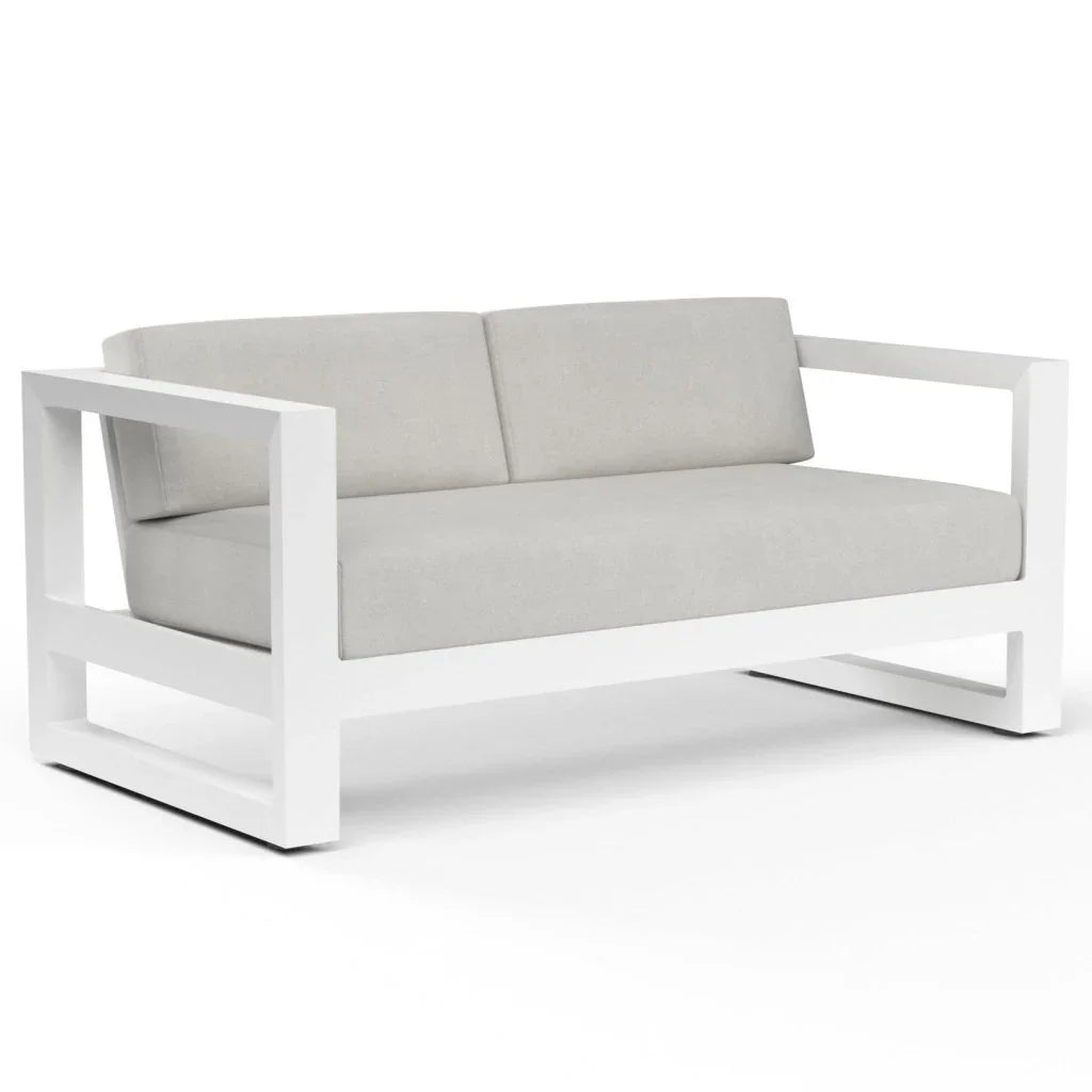 Newport Sunbrella Outdoor Loveseat - LOOMLAN - Sunset West - Outdoor Sofas &amp; Loveseats