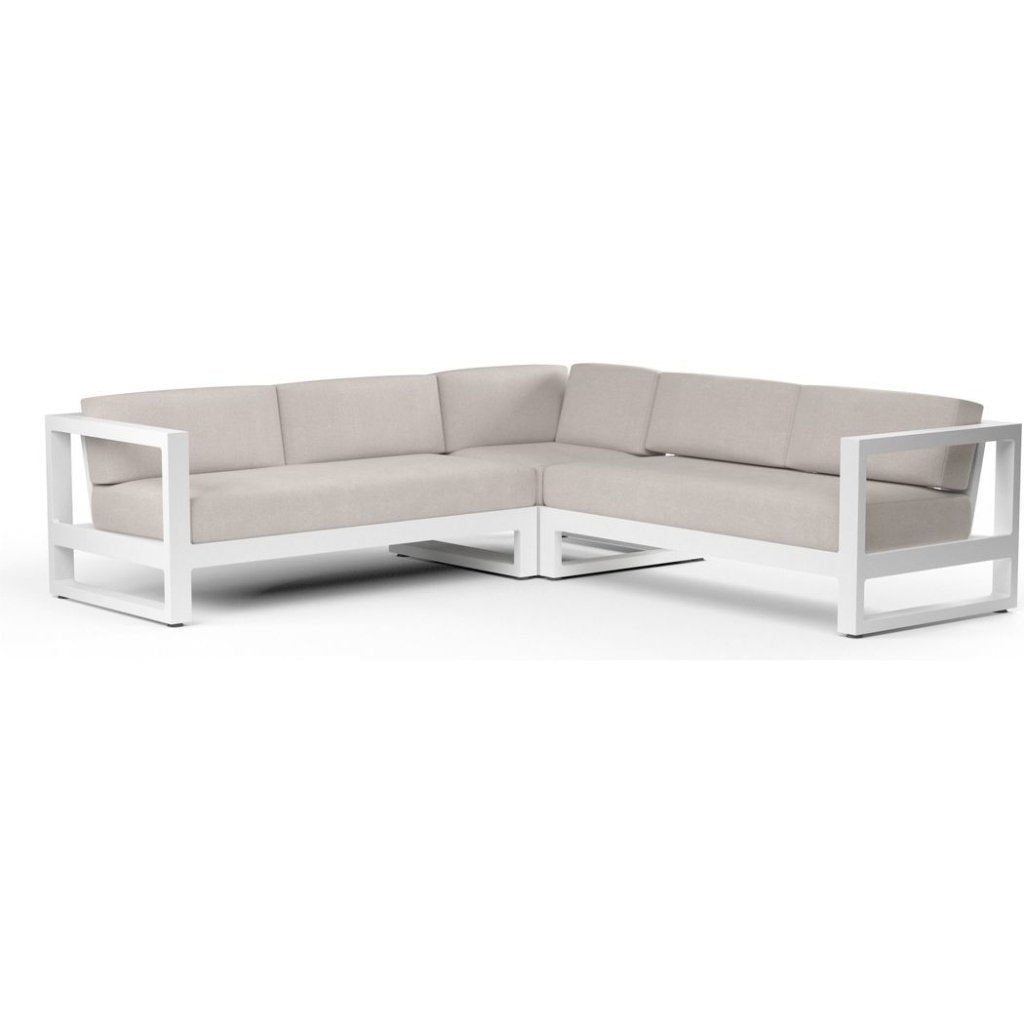 Newport Sunbrella Outdoor Sectional Sofa - LOOMLAN - Sunset West - Outdoor Sofas &amp; Loveseats