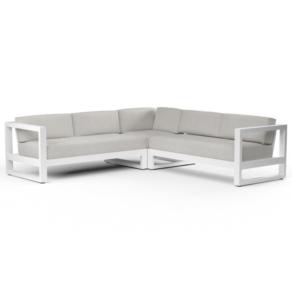 Newport Sunbrella Outdoor Sectional Sofa - LOOMLAN - Sunset West - Outdoor Sofas &amp; Loveseats