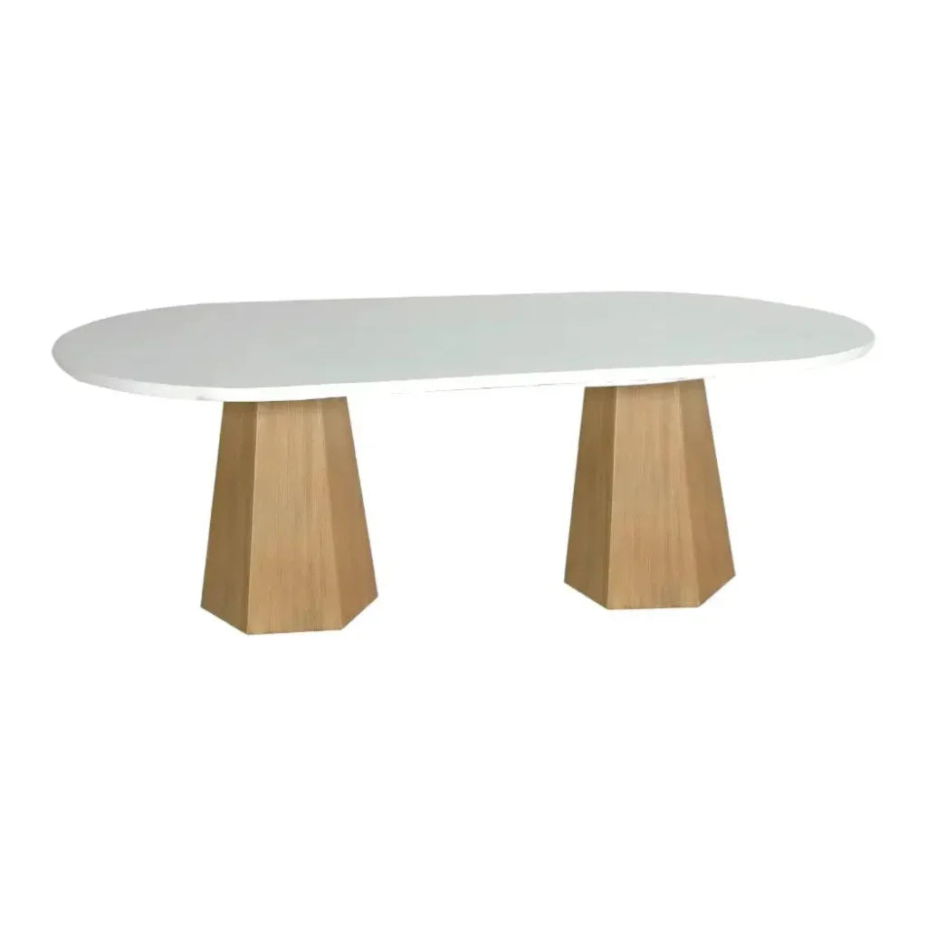 Nicolya Outdoor Oval Dining Table - LOOMLAN - Castelle - Outdoor Dining Tables