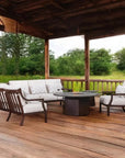 Nicoya Cushioned Deep Seating 3 Seater Sofa - LOOMLAN - Castelle - Outdoor Sofas & Loveseats
