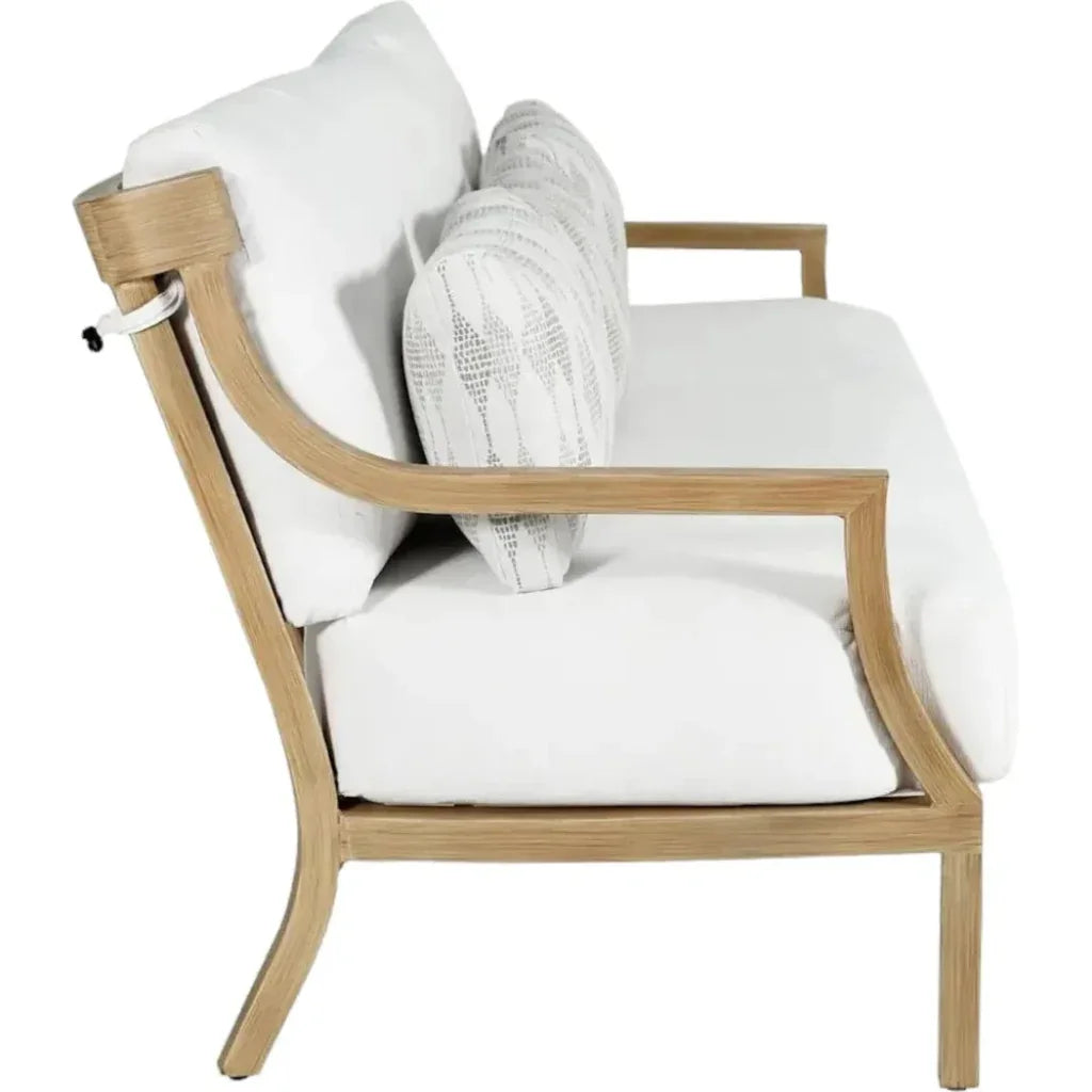 Nicoya Cushioned Deep Seating 3 Seater Sofa - LOOMLAN - Castelle - Outdoor Sofas &amp; Loveseats
