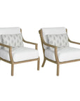 Nicoya Cushioned Lounge Chair Sunbrella Cushions - LOOMLAN - Castelle - Outdoor Sofas & Loveseats