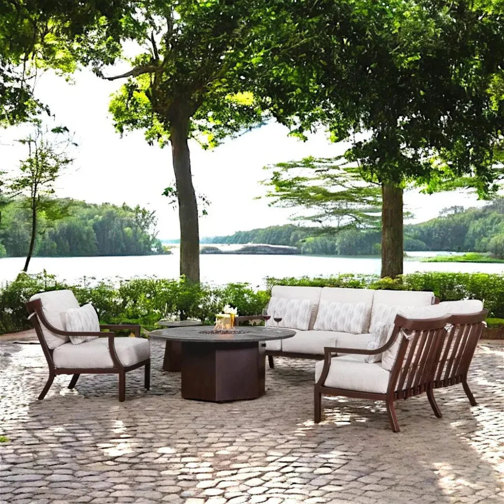 Nicoya Cushioned Lounge Chair Sunbrella Cushions - LOOMLAN - Castelle - Outdoor Sofas & Loveseats