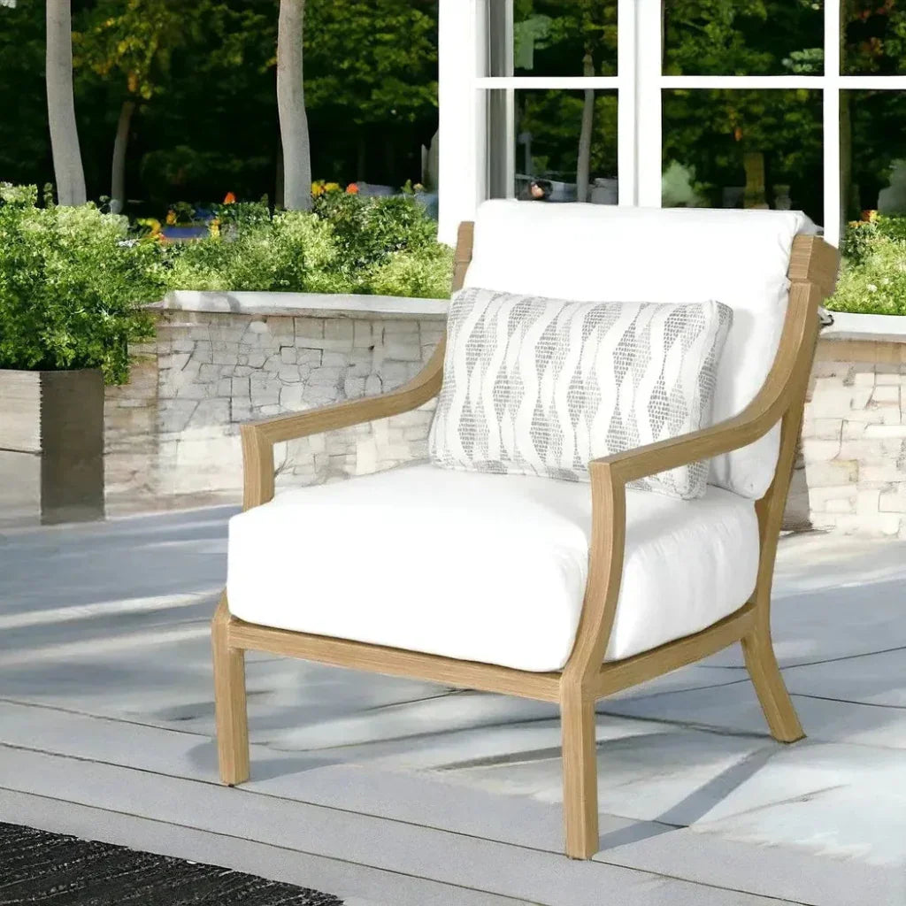 Nicoya Cushioned Lounge Chair Sunbrella Cushions - LOOMLAN - Castelle - Outdoor Sofas & Loveseats
