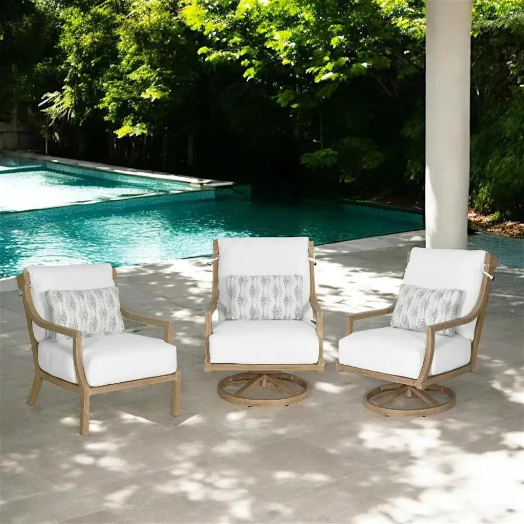 Nicoya Cushioned Lounge Chair Sunbrella Cushions - LOOMLAN - Castelle - Outdoor Sofas & Loveseats