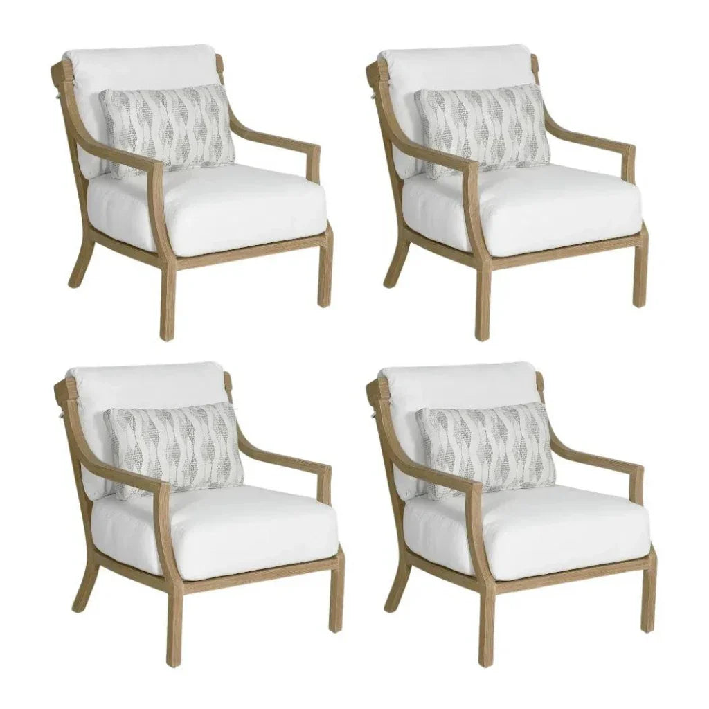 Nicoya Cushioned Lounge Chair Sunbrella Cushions - LOOMLAN - Castelle - Outdoor Sofas &amp; Loveseats