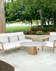 Nicoya Outdoor Round Coffee Table Cast Aluminium - LOOMLAN - Castelle - Outdoor Coffee Tables