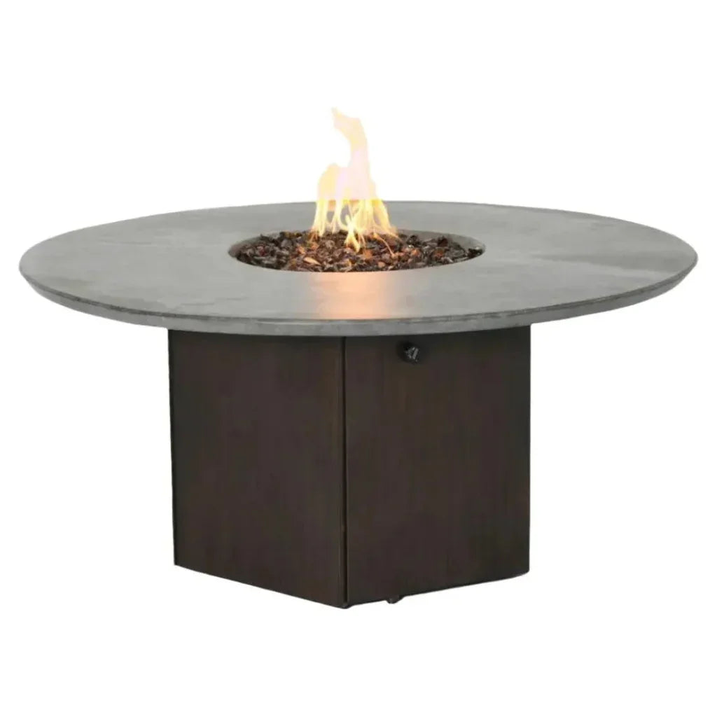 Nicoya Round Coffee Table Firepit by Castelle - LOOMLAN - Castelle - Outdoor Fire Tables