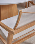 Nicoya Sling Swivel Rocking Dining Chair By Castelle - LOOMLAN - Castelle - Outdoor Dining Chairs
