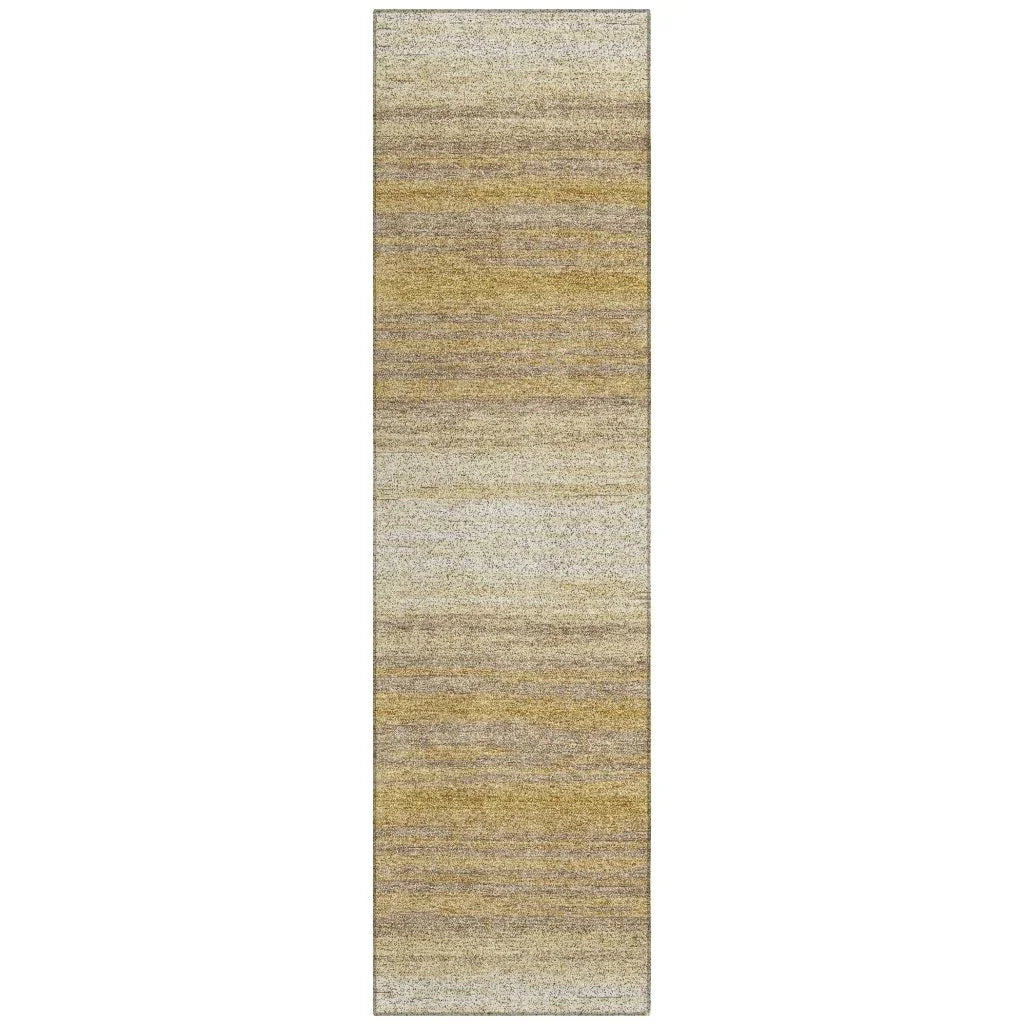 LOOMLAN Rugs Nira Gold Washable Indoor-Outdoor Rug