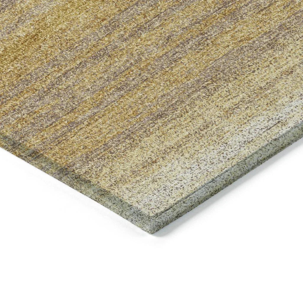 LOOMLAN Rugs Nira Gold Washable Indoor-Outdoor Rug
