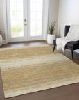 LOOMLAN Rugs Nira Gold Washable Indoor-Outdoor Rug