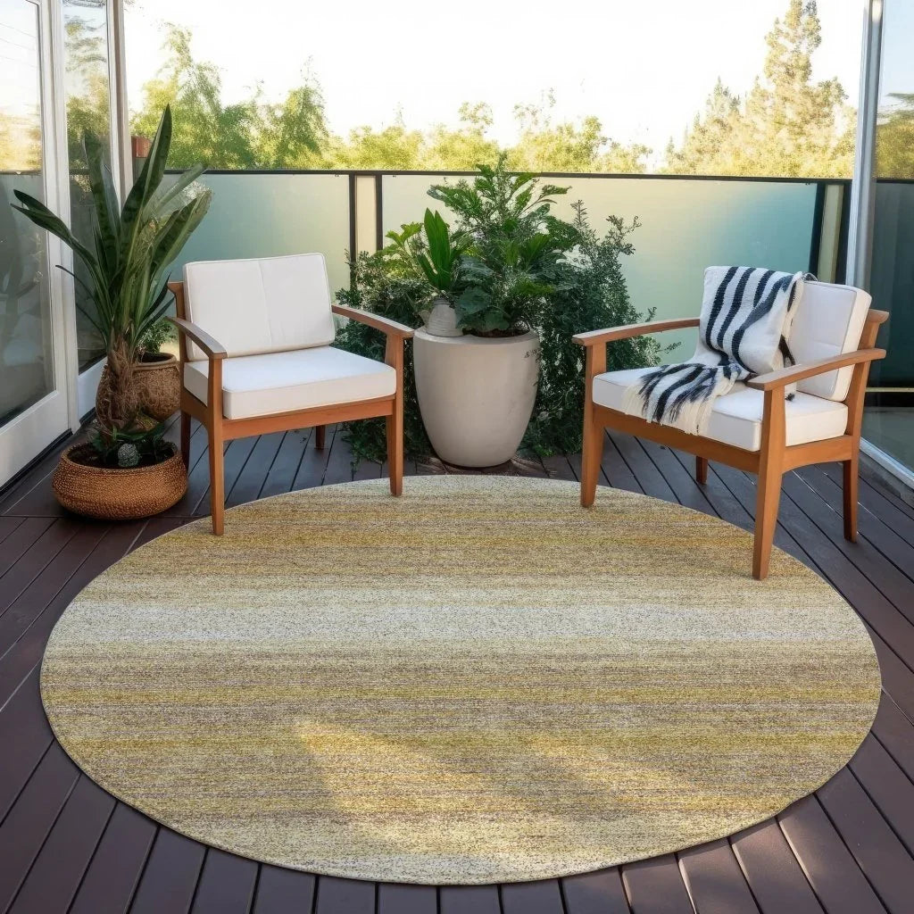 LOOMLAN Rugs Nira Gold Washable Indoor-Outdoor Rug