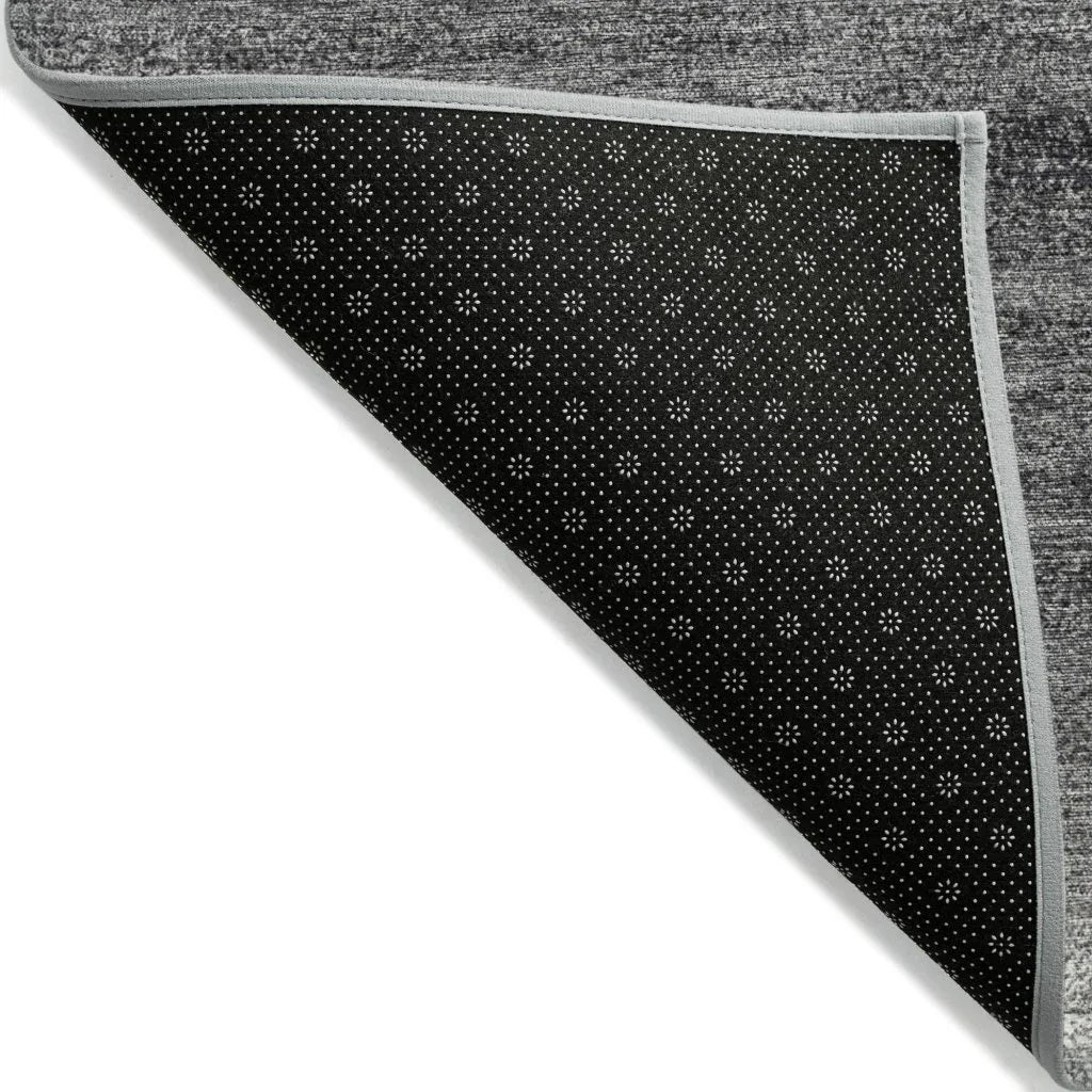 LOOMLAN Rugs Nira Gray Washable Indoor-Outdoor Rug