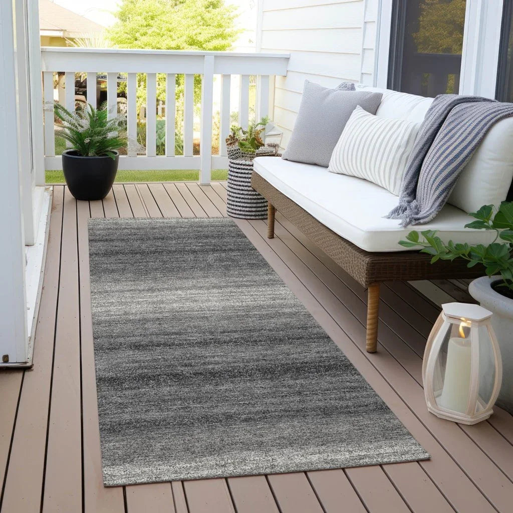 LOOMLAN Rugs Nira Gray Washable Indoor-Outdoor Rug