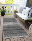 LOOMLAN Rugs Nira Gray Washable Indoor-Outdoor Rug