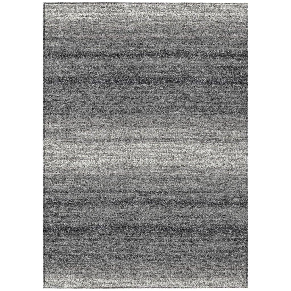 LOOMLAN Rugs Nira Gray Washable Indoor-Outdoor Rug