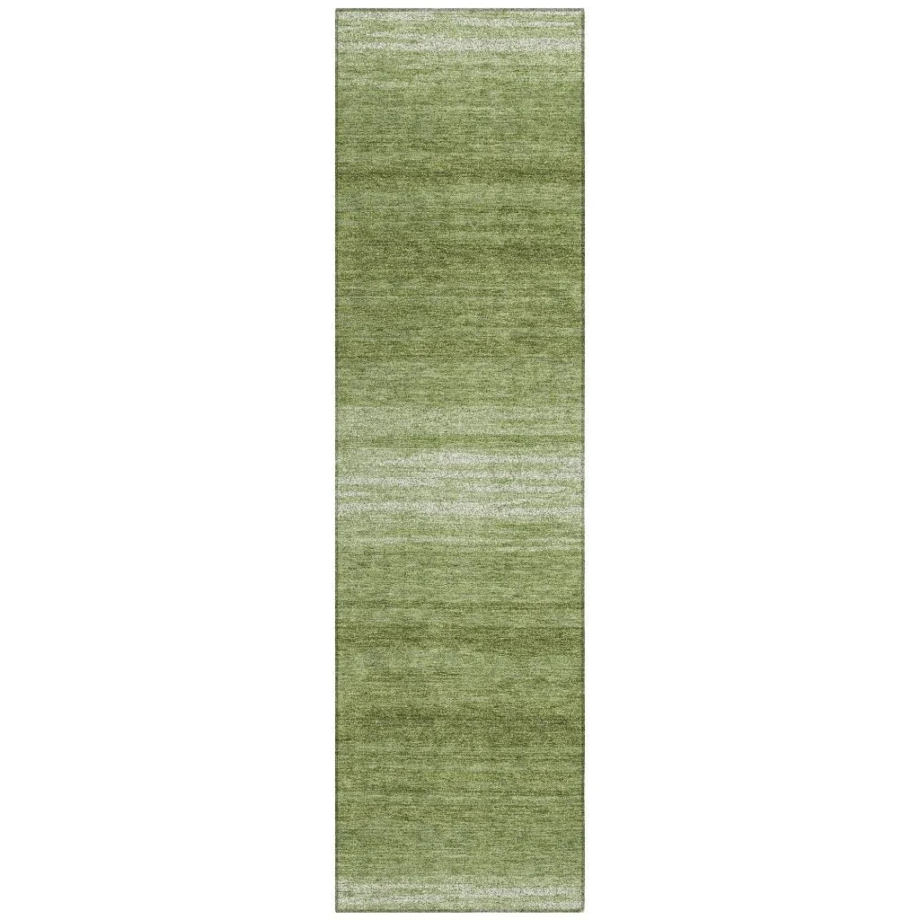 LOOMLAN Rugs Nira Green Washable Indoor-Outdoor Rug