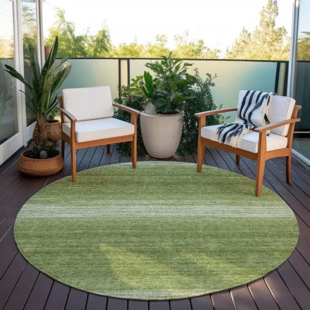 LOOMLAN Rugs Nira Green Washable Indoor-Outdoor Rug