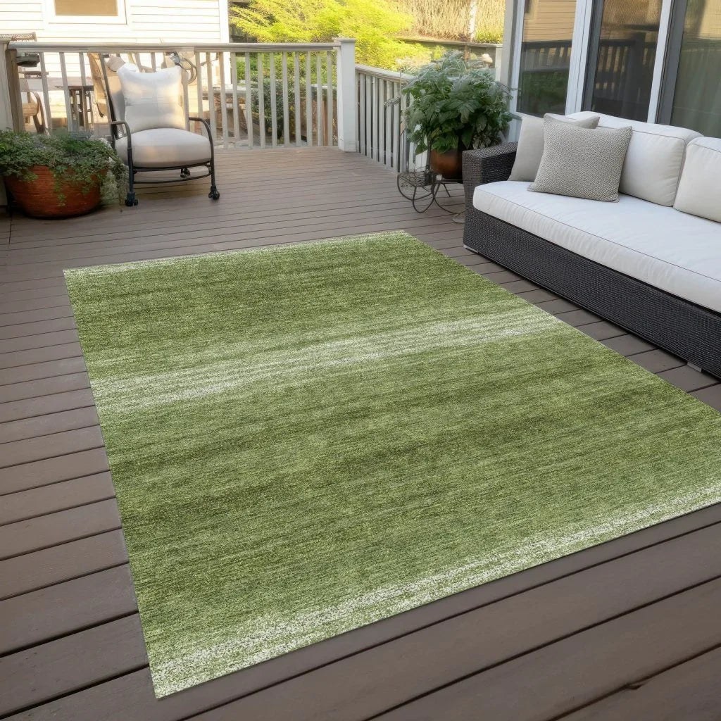 LOOMLAN Rugs Nira Green Washable Indoor-Outdoor Rug