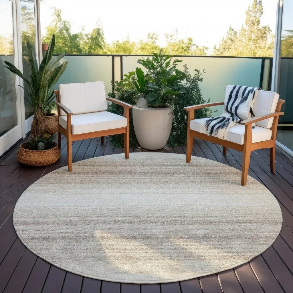 LOOMLAN Rugs Nira Ivory Washable Indoor-Outdoor Rug