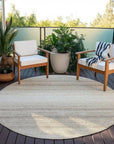 LOOMLAN Rugs Nira Ivory Washable Indoor-Outdoor Rug
