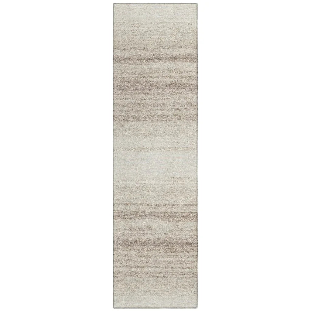 LOOMLAN Rugs Nira Ivory Washable Indoor-Outdoor Rug