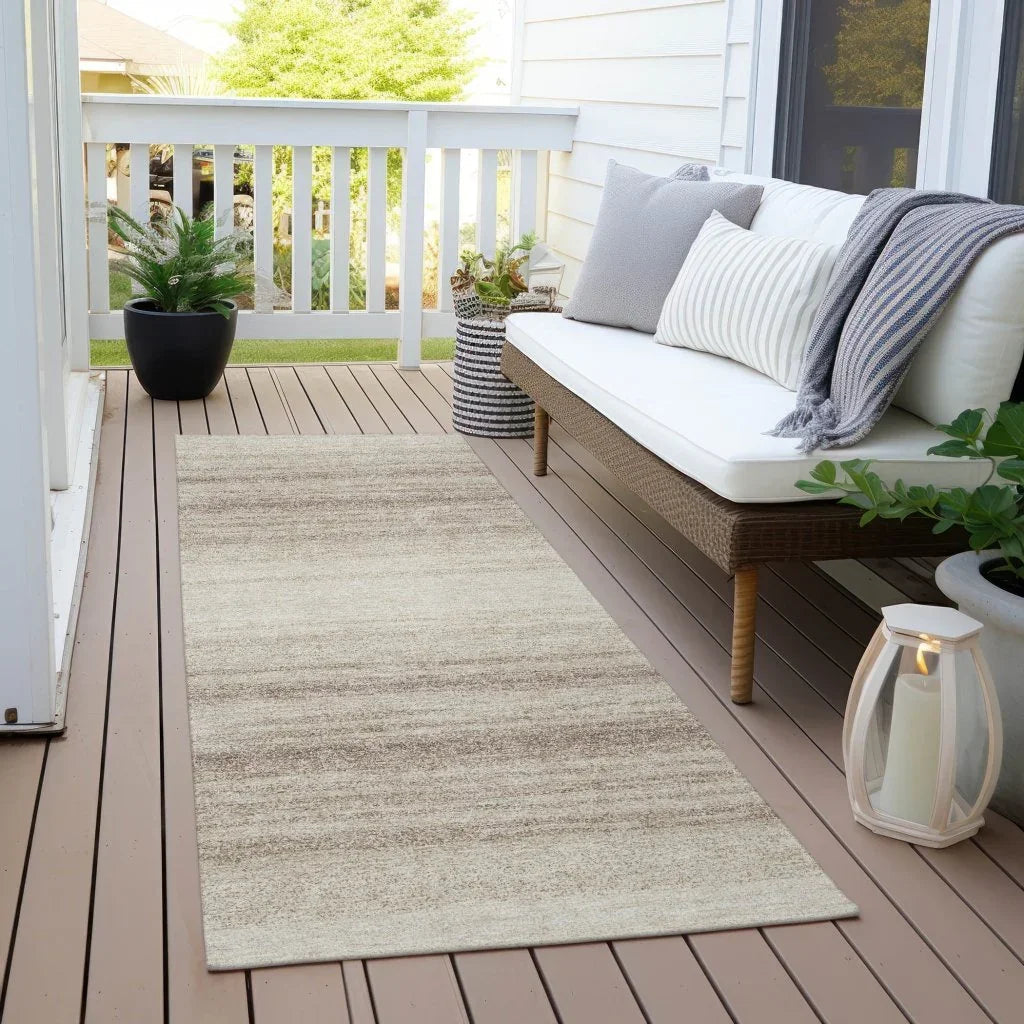 LOOMLAN Rugs Nira Ivory Washable Indoor-Outdoor Rug