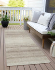LOOMLAN Rugs Nira Ivory Washable Indoor-Outdoor Rug