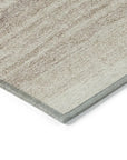 LOOMLAN Rugs Nira Ivory Washable Indoor-Outdoor Rug