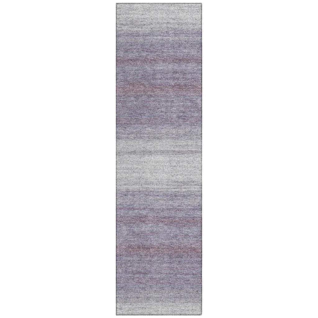 LOOMLAN Rugs Nira Purple Washable Indoor-Outdoor Rug